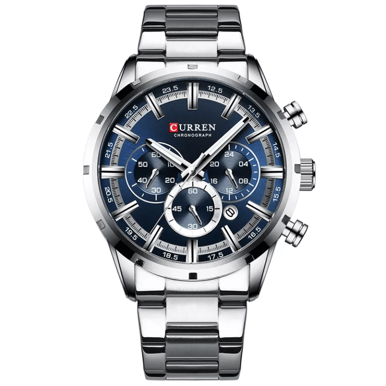 Relógio Masculino Classic Elegance Cronógrafos 47mm