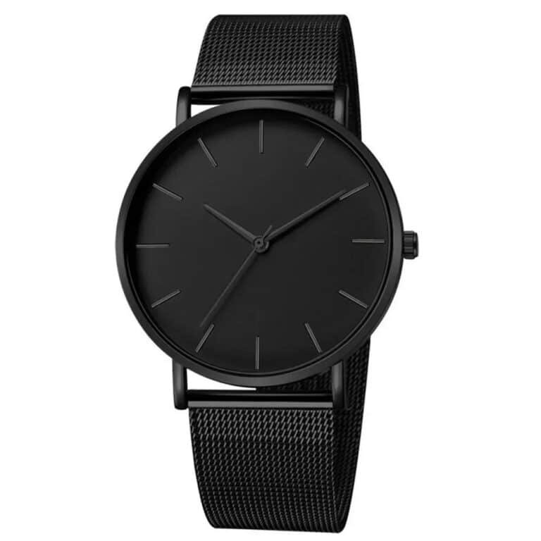 Relógio Masculino Minimalista Aço Inoxidável 40mm