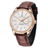 Relógio Masculino Tempuss Élyséon branco com caixa rosé e pulseira de couro marrom